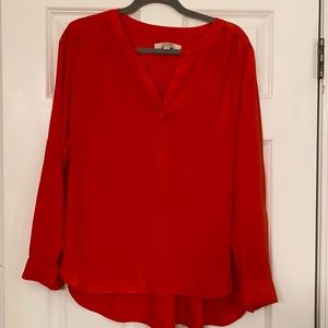Loft long sleeve rayon blouse